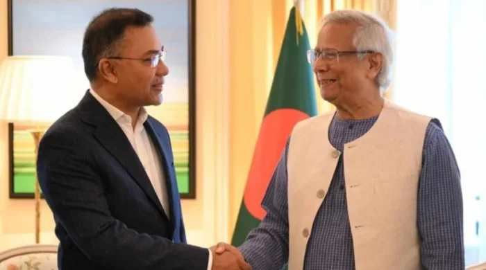 ড. ইউনূস ও তারেক রহমানের সাক্ষাৎকার শুরু হয়েছে