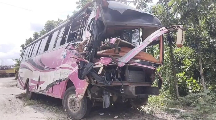ঢাকা-ভাঙ্গা এক্সপ্রেসওয়েতে ভয়াবহ বাস সংঘর্ষ, আহত ৮; চালক পলাতক