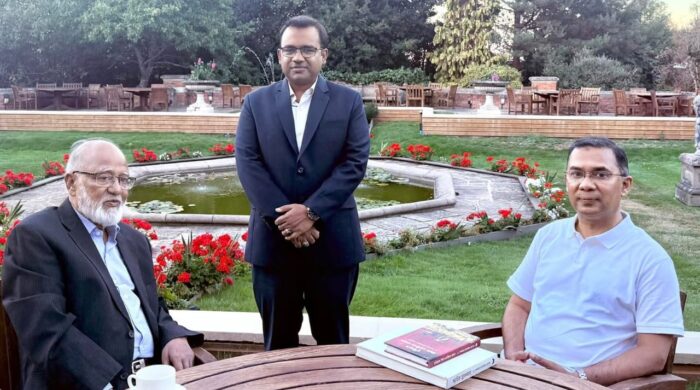 লন্ডনে তারেক রহমানের সঙ্গে মারুফের সৌজন্য সাক্ষাৎ, বললেন ‘জীবনের সেরা মুহূর্ত’