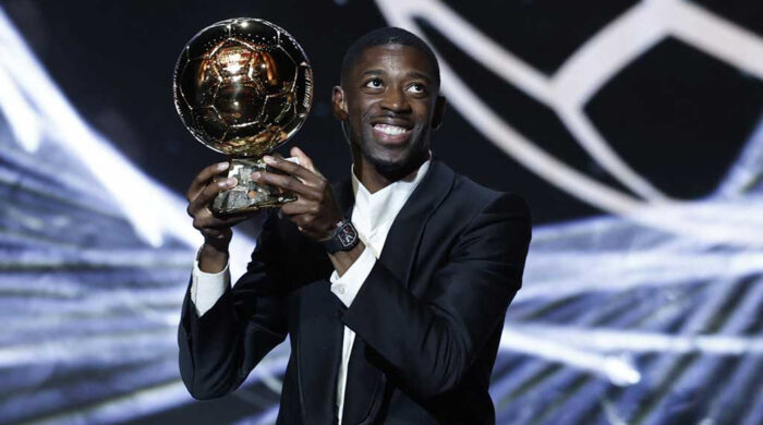 ইয়ামালকে অপেক্ষায় রেখে ব্যালন ডি’অর জিতলেন দেম্বেলে