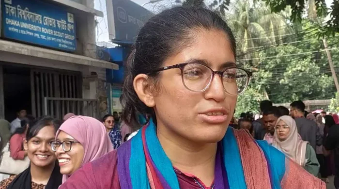 শিবিরের বিরুদ্ধে  অভিযোগ তুললেন ভিপি প্রার্থী উমামা ফাতেমা