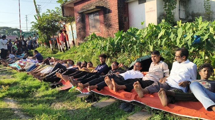 সিলেট-ঢাকা রেলপথ উন্নয়নের দাবিতে নাগরিকদের কর্মসূচী চলমান থাকবে