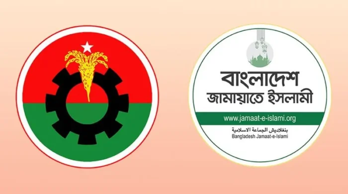 স্লোগান মুখোমুখি -শিবিরের শুভেচ্ছা, ছাত্রদলের আক্রমণাত্মক প্রতিক্রিয়া