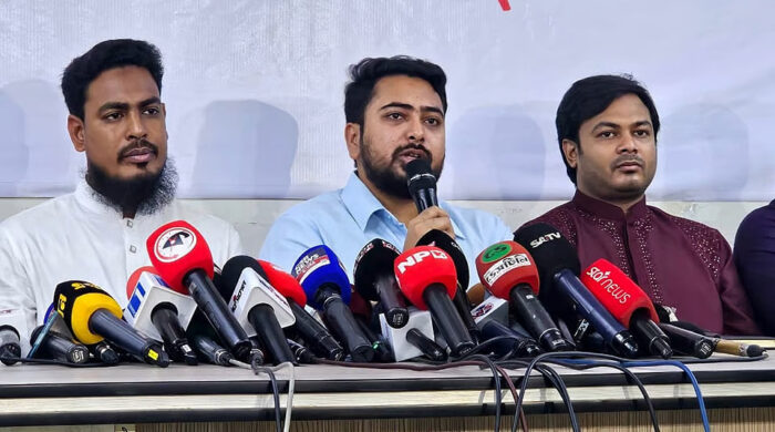 রাজনৈতিক অস্থিরতার প্রেক্ষাপটে এনসিপির সংবাদ সম্মেলন শুরু