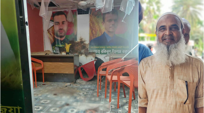 খুলনায় বিএনপি অফিসে বোমা ও গুলিবর্ষণ: মাদ্রাসা শিক্ষক নিহত, আহত তিন