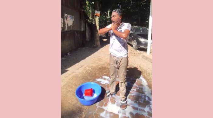 তালাকপ্রাপ্ত যুবকের দুধ দিয়ে গোসলের ভিডিও ভাইরাল