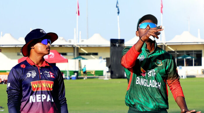 নেপালের বিপক্ষে টস জিতে বোলিংয়ে বাংলাদেশের যুবারা
