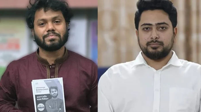 গুলিবিদ্ধ হাদিকে দেখতে হাসপাতালে যাচ্ছেন নাহিদ