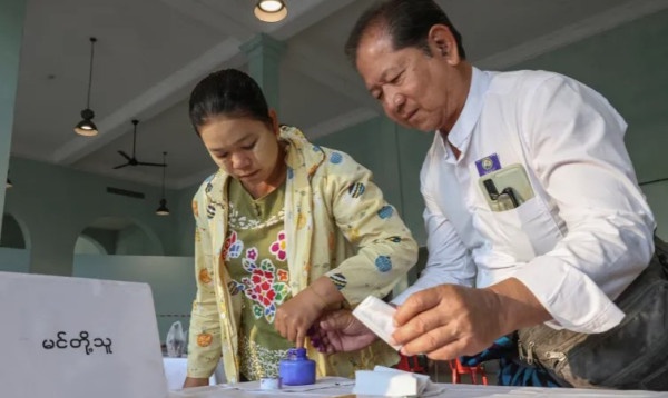 মিয়ানমারের নির্বাচনে জান্তা সমর্থিত দলের জয় দাবি