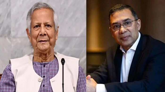 তারেক রহমানের কাছে প্রধান উপদেষ্টার শোকবার্তা