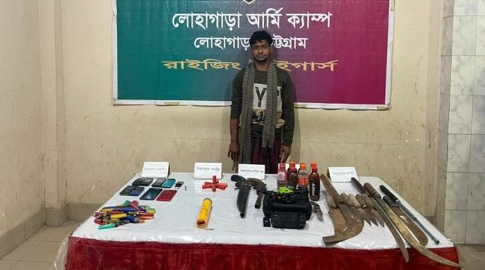 চট্টগ্রামে অস্ত্রসহ সন্ত্রাসী রিফাত আটক