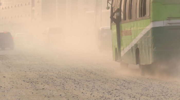 ঢাকার বাতাসে দূষণ বৃদ্ধি