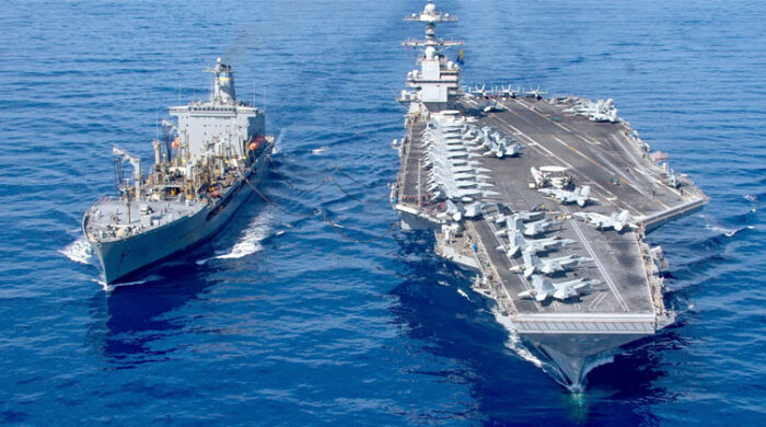 ইরান চাপে, মধ্যপ্রাচ্যে মার্কিন রণতরী