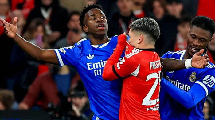 ভিনিসিউসকে বর্ণবাদী গালির অভিযোগে উত্তাল লুজ স্টেডিয়াম