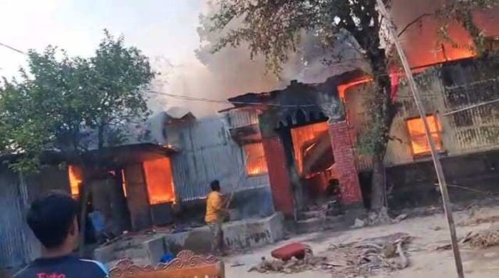 ধুনটে কৃষক অগ্নিকাণ্ড ক্ষতি