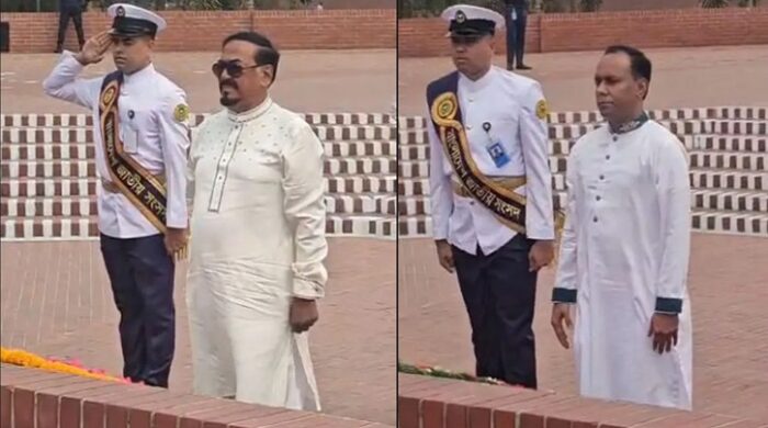 জাতীয় স্মৃতিসৌধে স্পিকার শ্রদ্ধা