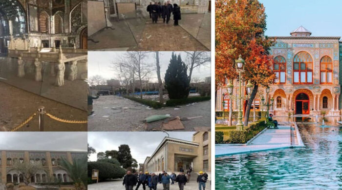 তেহরান গোলেস্তান প্রাসাদ ক্ষতিগ্রস্ত