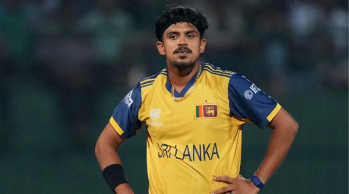 লঙ্কান স্পিনার মহেশ থিকশানা।