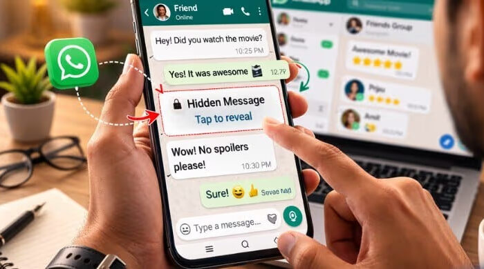 হোয়াটসঅ্যাপে নতুন স্পয়লার ফিচার আসছে