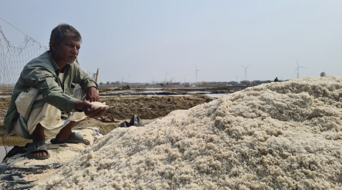 কক্সবাজারের লবণ চাষি