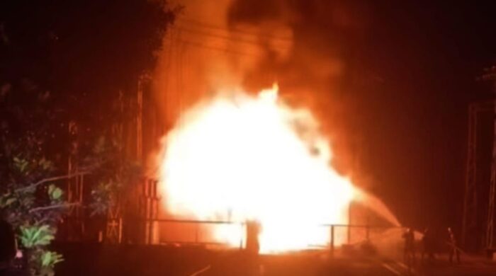 নারায়ণগঞ্জে বিদ্যুৎ উপকেন্দ্রে আগুন, ট্রান্সফরমার পুড়ে ছাই