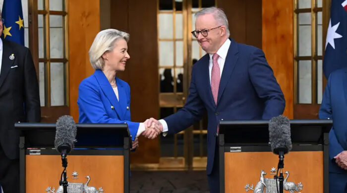 ইইউ–অস্ট্রেলিয়া ঐতিহাসিক বাণিজ্য চুক্তি