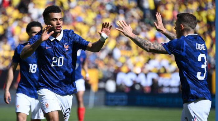 আক্রমণাত্মক ফুটবলে জয় তুলে নিল ফ্রান্স