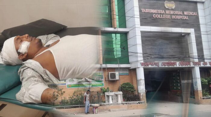 সেনাবাহিনীর বাস সাংবাদিক আহত