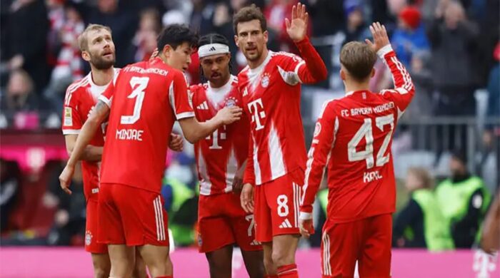 বায়ার্নের গোল উৎসব