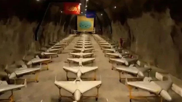 ইরানের ভূগর্ভস্থ ড্রোন ঘাঁটি