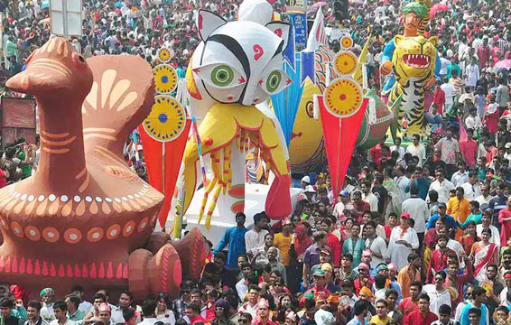 বৈশাখী উৎসবে রঙিন চট্টগ্রাম নগরী