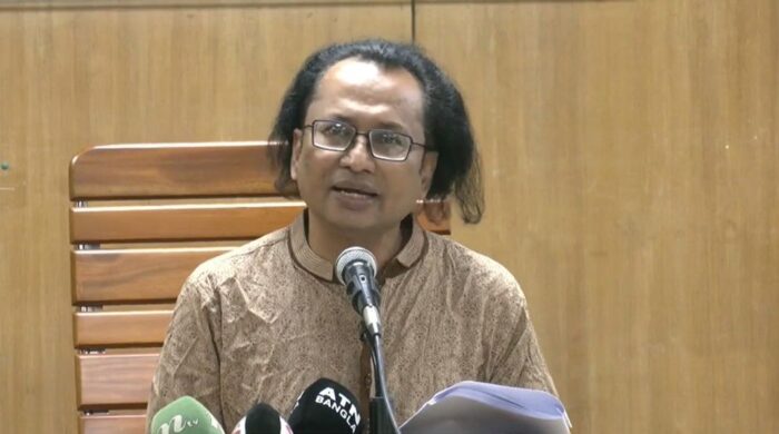 প্রধানমন্ত্রীর তথ্য ও সম্প্রচার উপদেষ্টা ডা. জাহেদ উর রহমান।