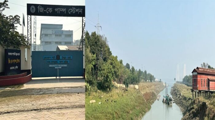 বোরো মৌসুমে জিকে সেচ প্রকল্পের পানিতে কৃষকের মুখে হাসি