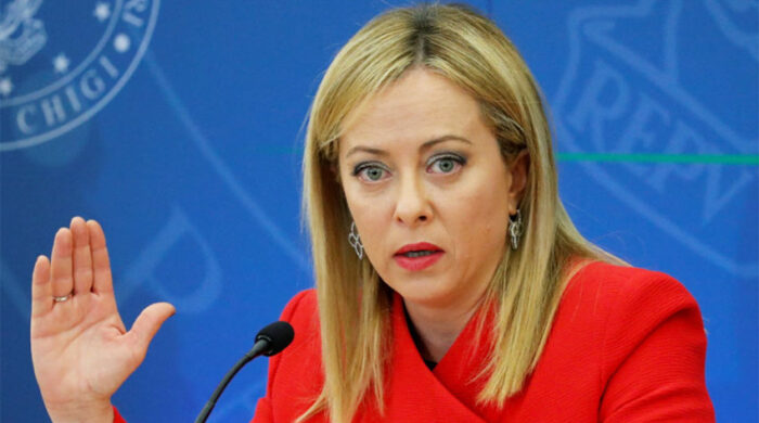 ইতালির প্রধানমন্ত্রী জর্জিয়া মেলোনি।