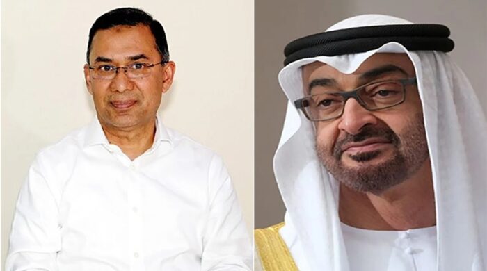 আমিরাত প্রেসিডেন্টকে প্রধানমন্ত্রীর বার্তা