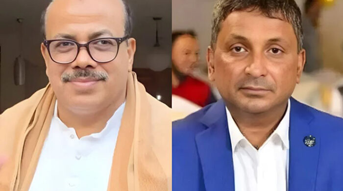 চট্টগ্রাম-৪ আসনের বিএনপির প্রার্থী আসলাম চৌধুরী এবং চট্টগ্রাম-২ আসনের প্রার্থী সারোয়ার আলমগীরের