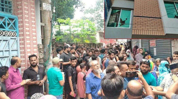 যশোরের এমপির বাসভবনে হামলা: মাদ্রাসায় ঢুকে সংঘর্ষ