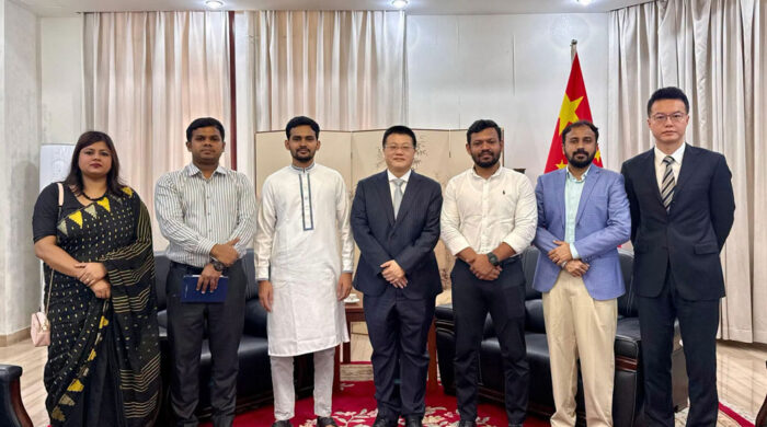 এনসিপির সঙ্গে চীনা রাষ্ট্রদূতের বৈঠক