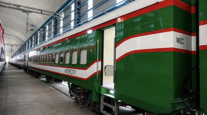 ভারত থেকে আসছে নতুন ২০টি ব্রডগেজ রেল কোচ