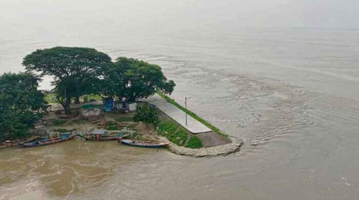 পদ্মার পানি নিচে, তবু ডুবছে দক্ষিণের চর