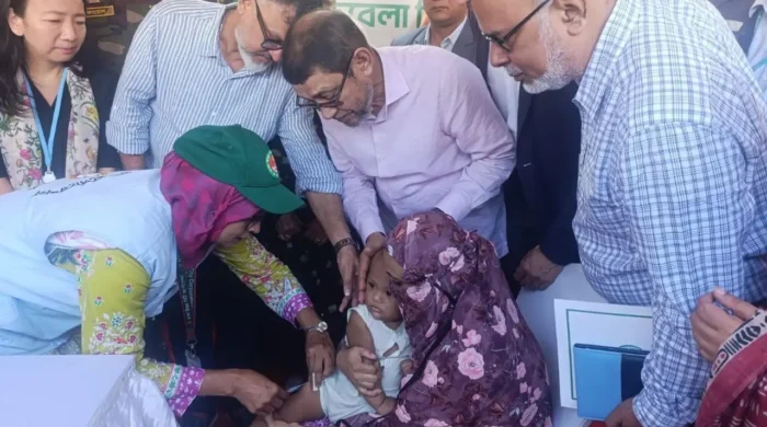 দ্বিতীয় দফায় ৩৪ লাখ শিশুর হামের টিকাদান শুরু